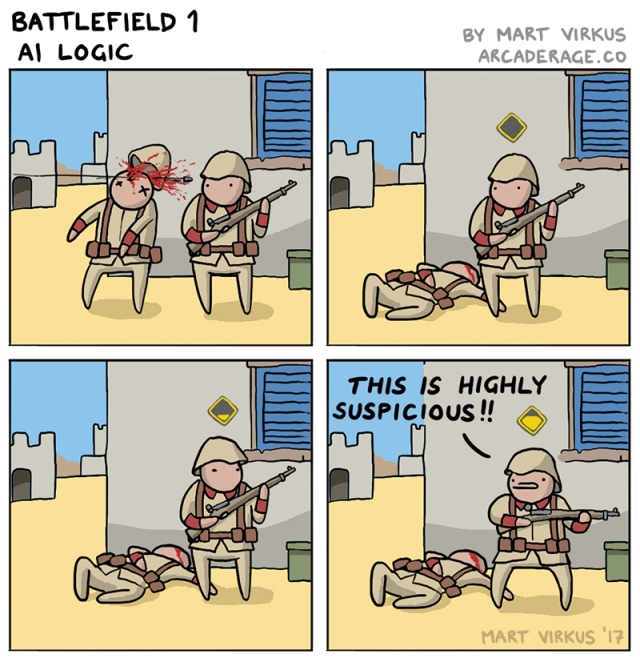 Battlefield 1 AI logic