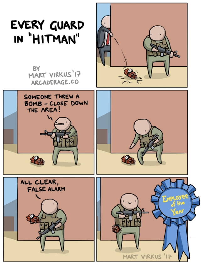 Guard logic in Hitman