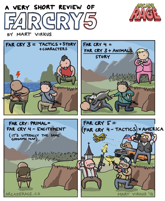 A Very Short Comic Review of Far Cry 5